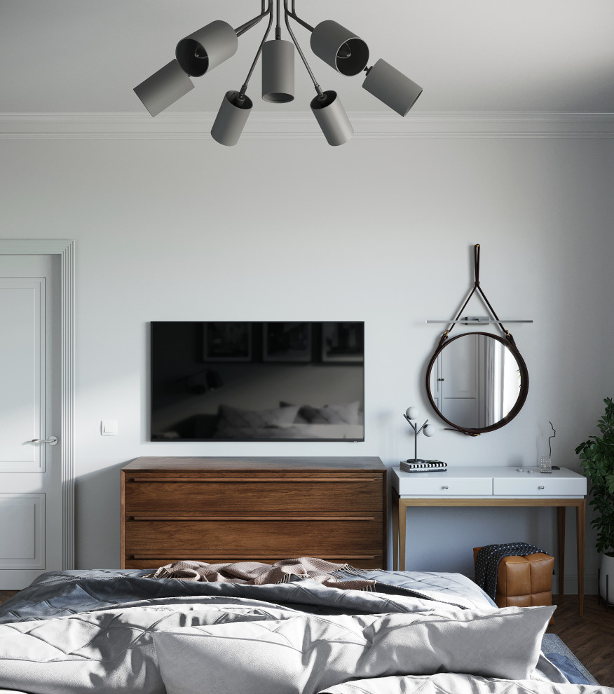 Спальня в скандинавском стиле