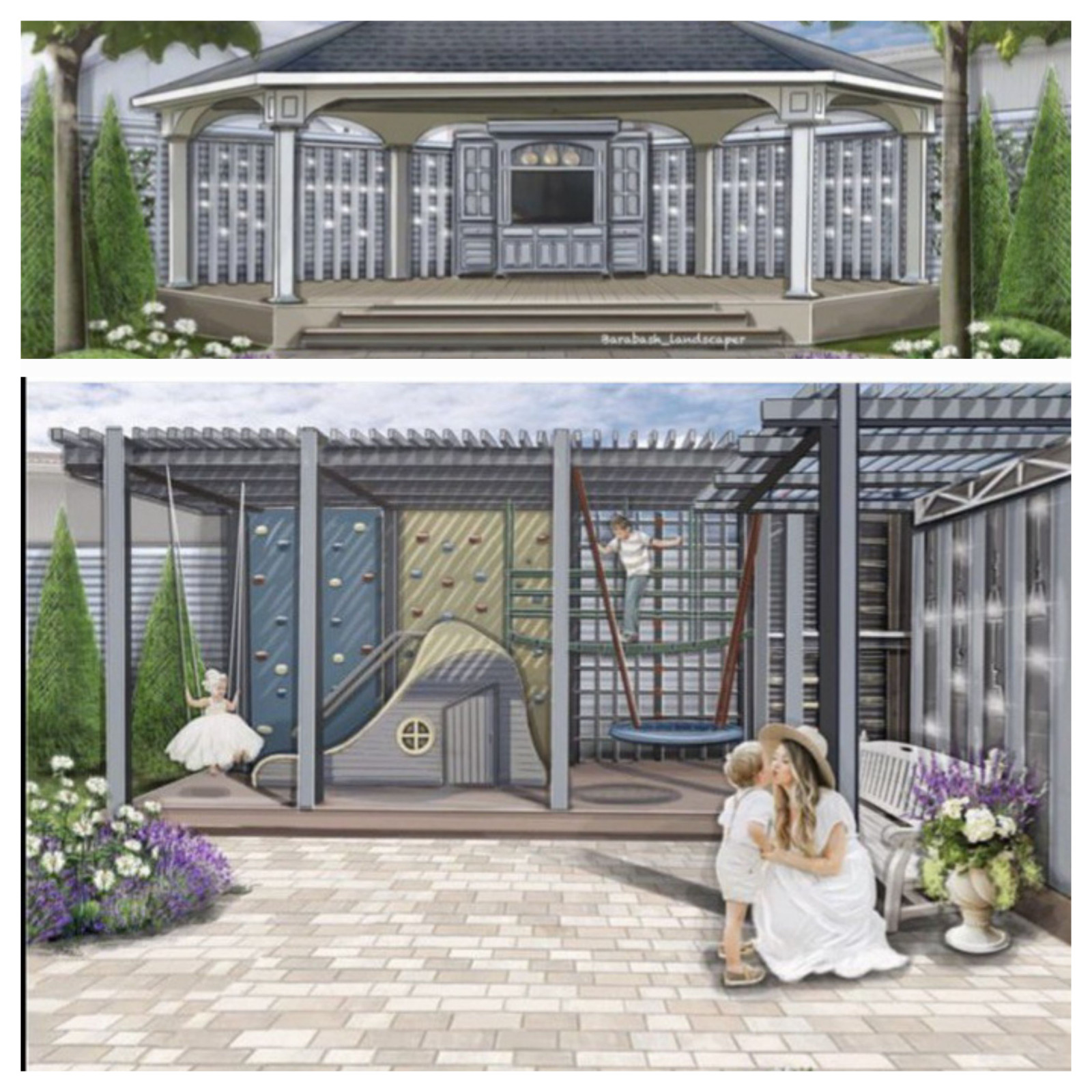 Обложка проекта: Реализация проекта "Французский дворик". Территория Кафе "В комфорте"