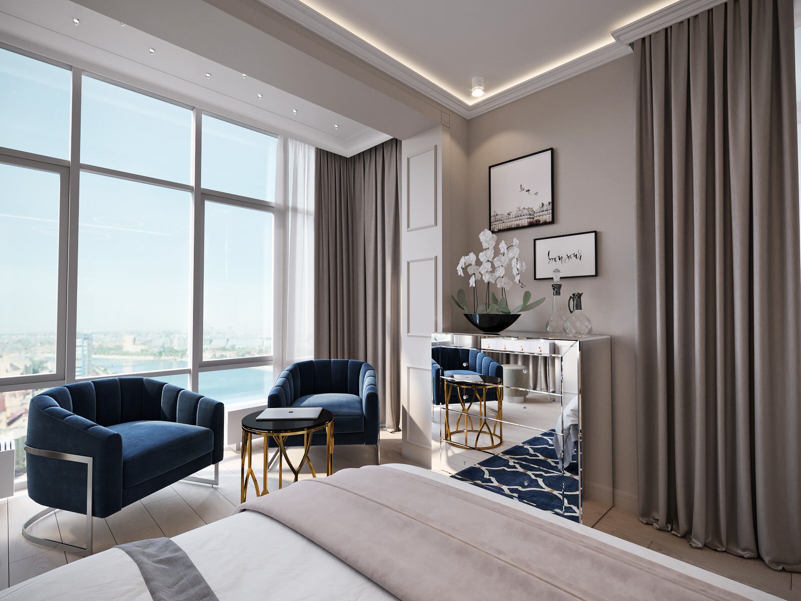 Дизайн проект квартиры для современной семьи