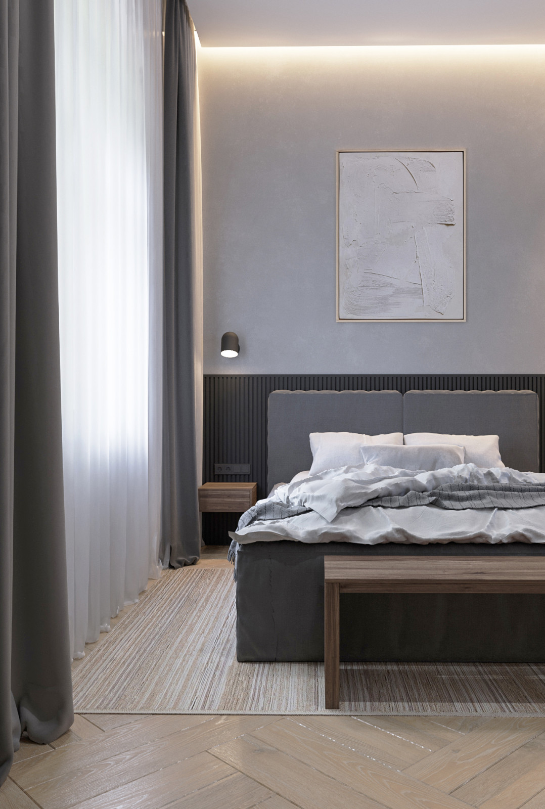 Серый минимализм в центре Петербурга