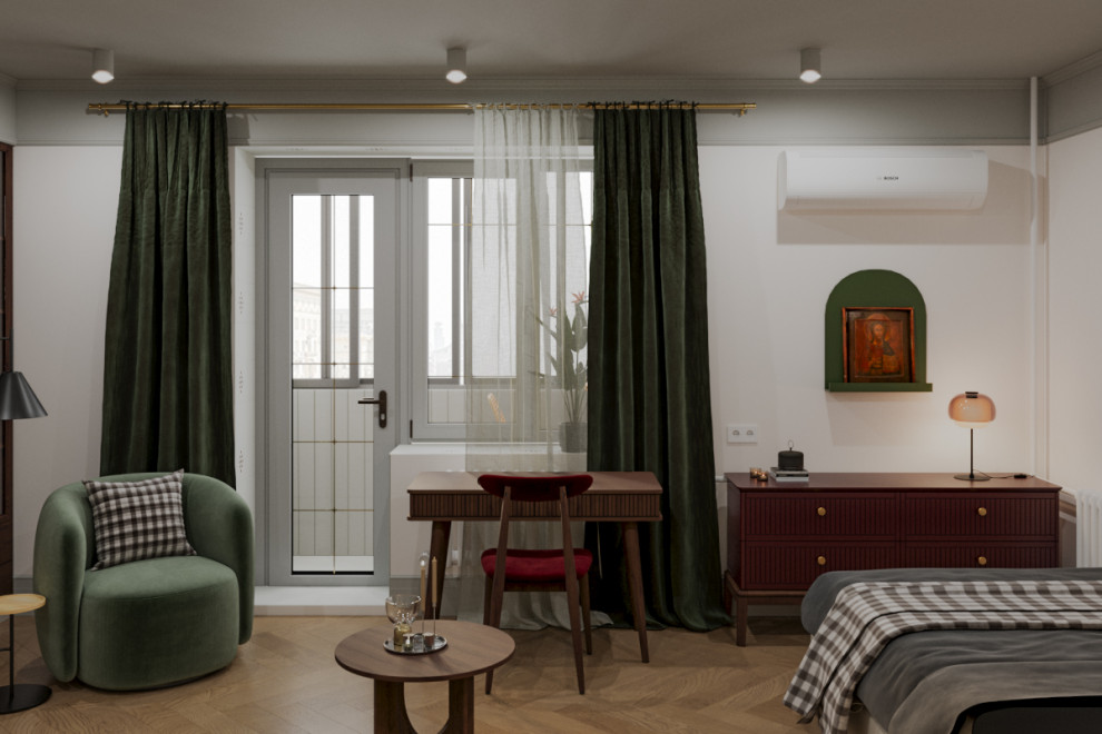 Квартира в Москве для молодой девушки  Площадь: 33,4 м2.