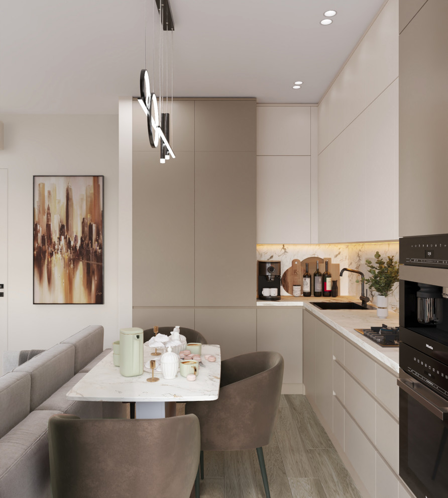 Дизайн проект Московской квартиры для семьи с сыном