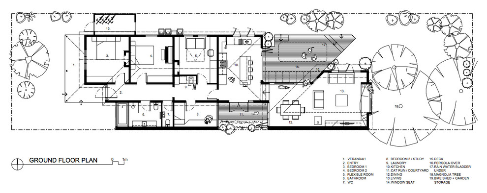 Houzz Австралия: Дом на узком участке увеличили вдвое