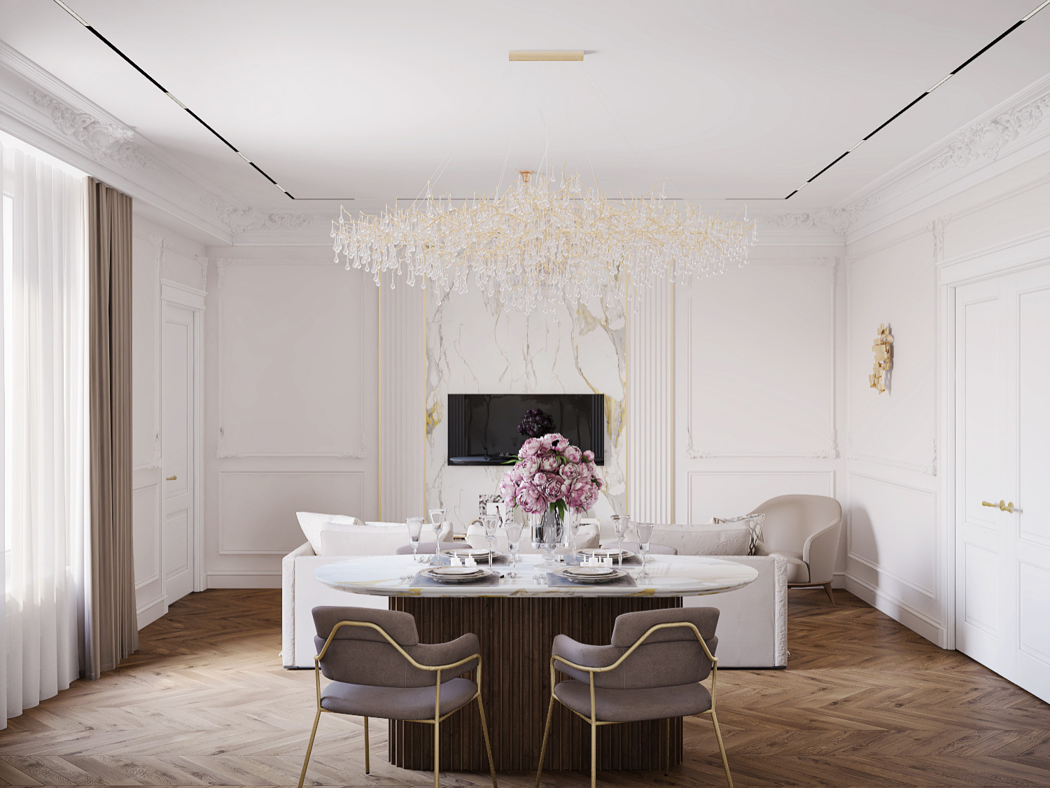 Проект квартиры в жк Дыхание