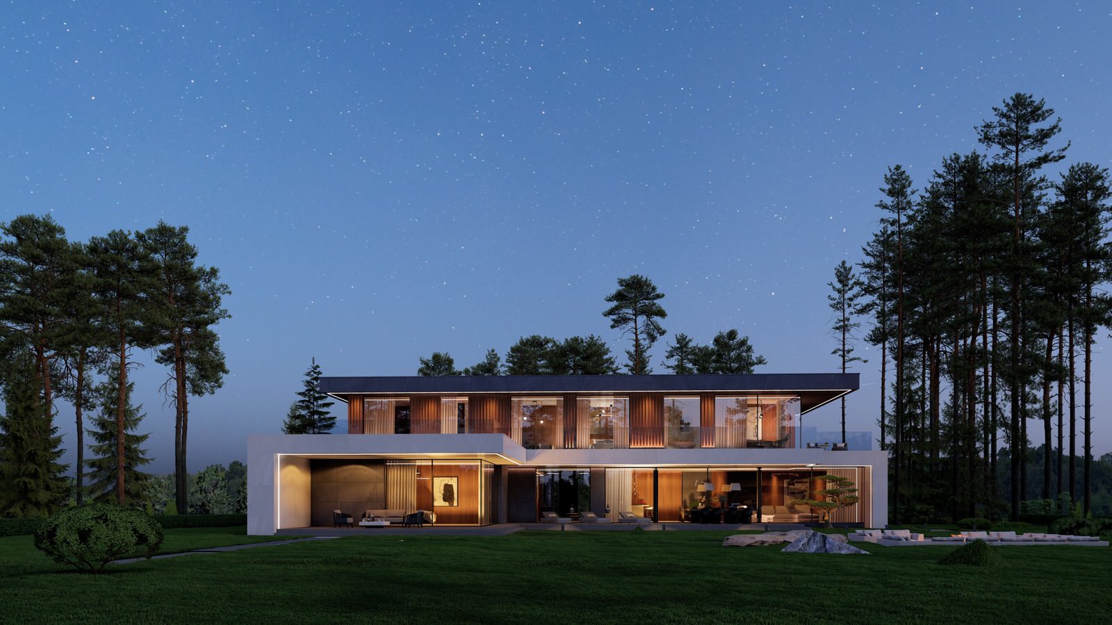 Обложка проекта: Дом с плоской кровлей-5