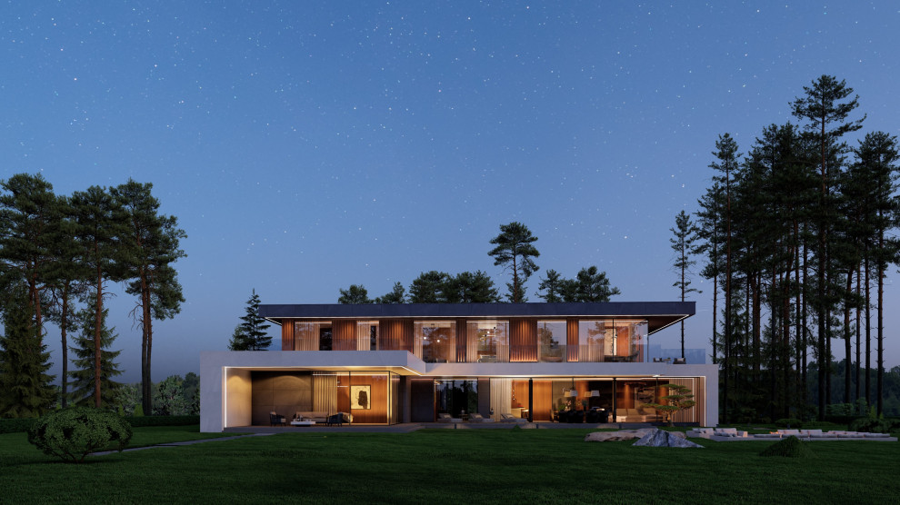 Обложка проекта: Дом с плоской кровлей-5