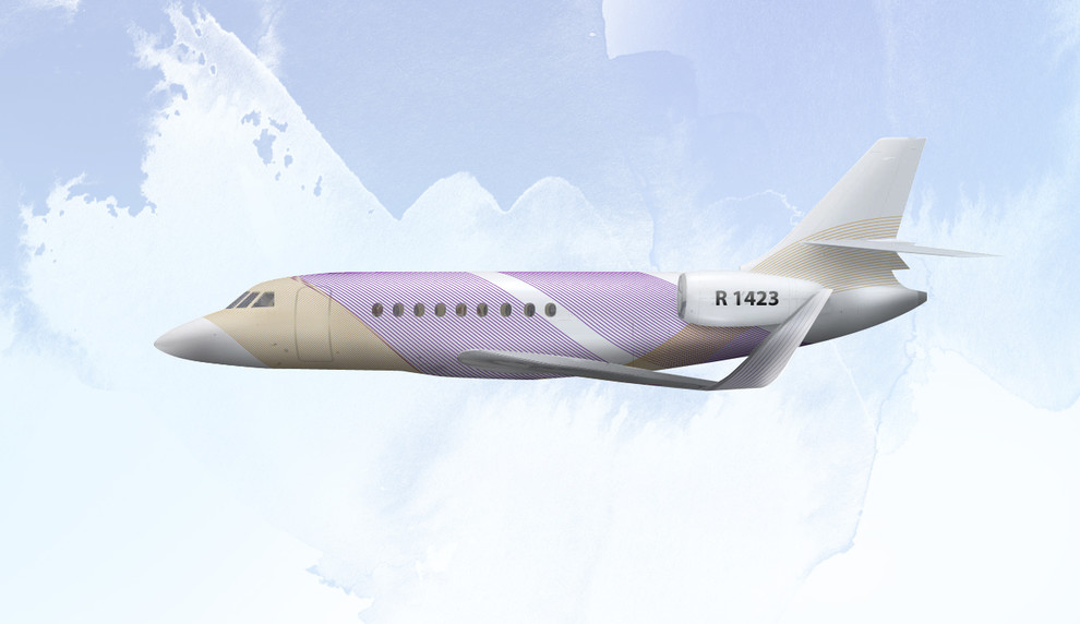 FALCON 2000 Private Aircraft Interior