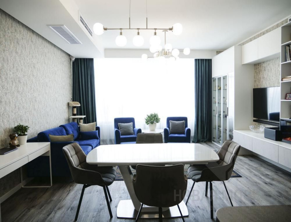 Ремонт трехкомнатной квартиры 140 кв.м в ЖК «Триколор»