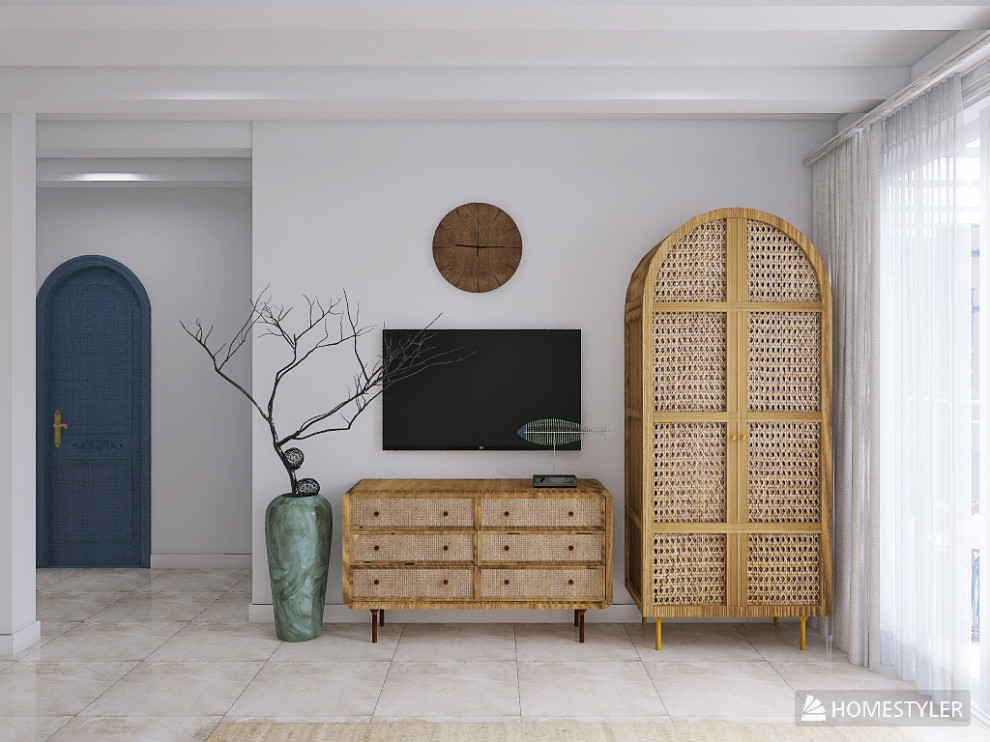 Кухня-гостиная в средиземноморском стиле