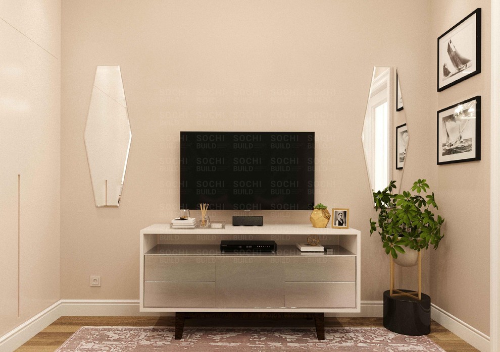 Квартира в ЖК «Актер Гэлакси», 78м², стиль: современная классика. Сочи