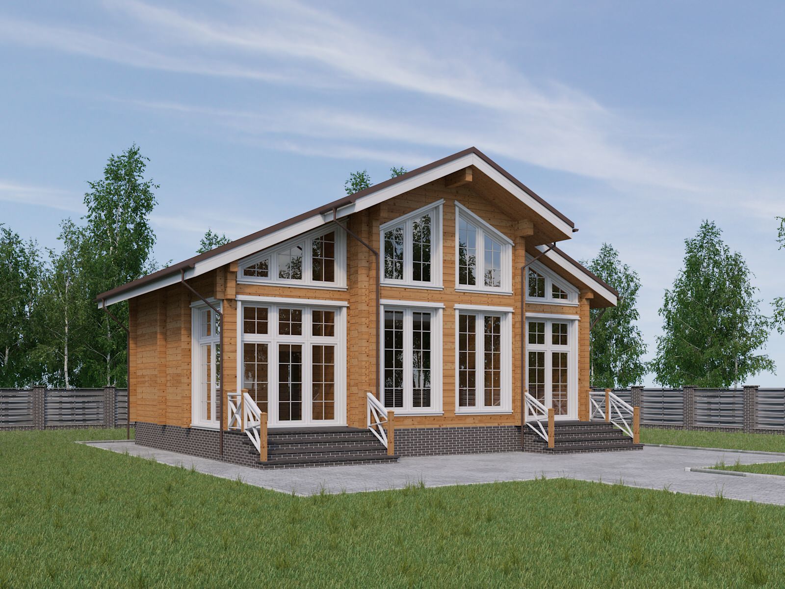 Дом из клееного бруса Старые Решёты