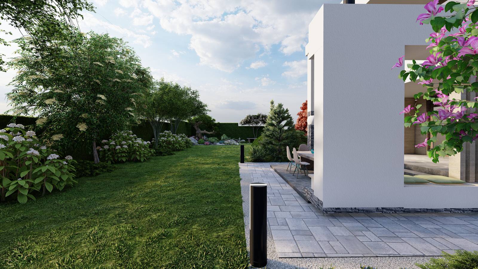 Сад "Многоликий". КП Райт Вилладж