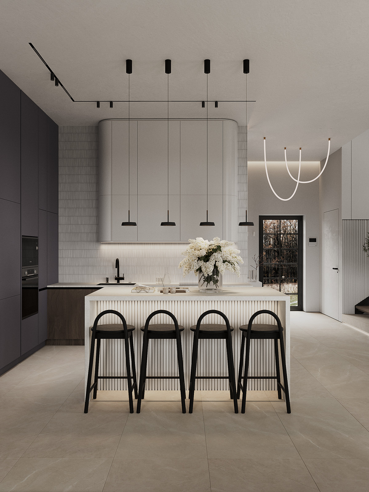 Проект интерьера для дома в коттеджном поселке "Ингардия"