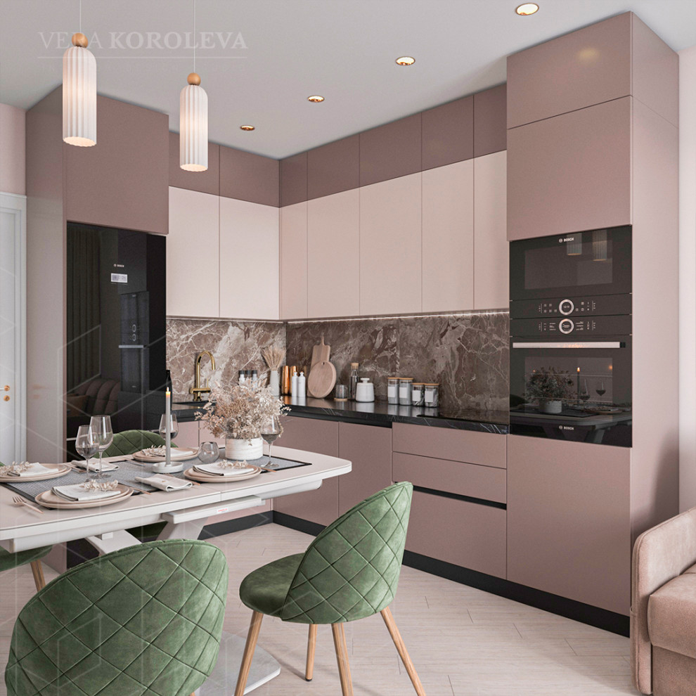 Дизайн двухкомнатной квартиры для семьи с девушкой-подростком в ЖК "Ультра Сити"