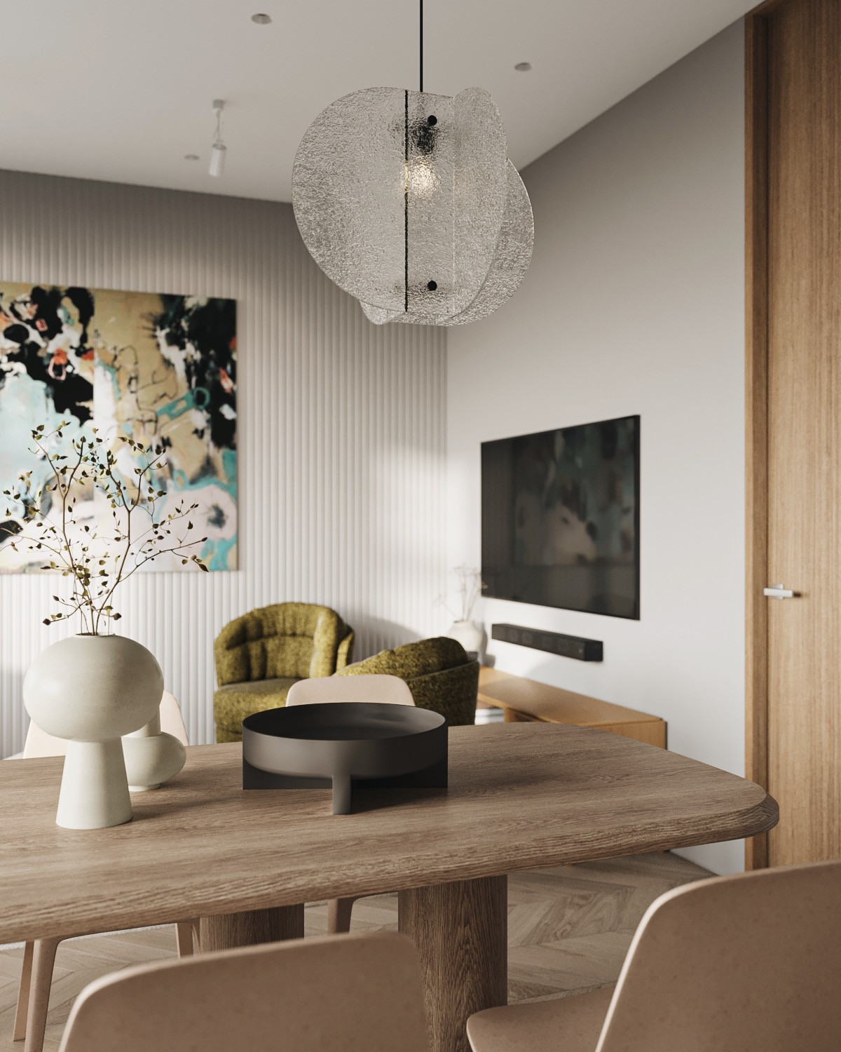 Обложка проекта: Квартира для молодой семьи площадью 82 м2, в ЖК Фонвизинский