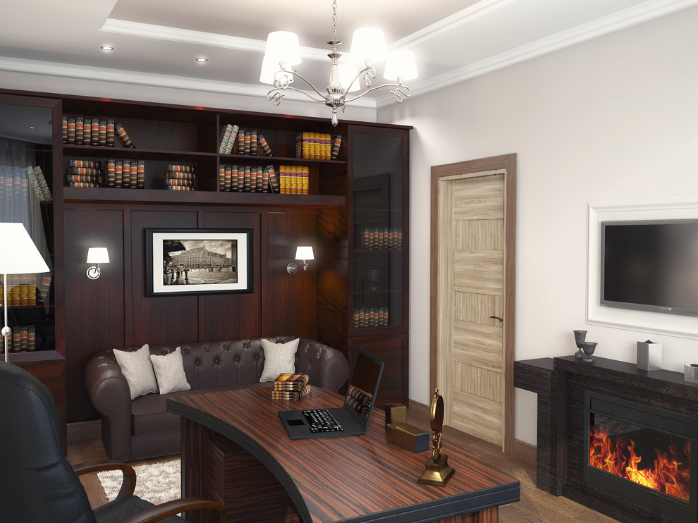 Кабинет в английском стиле