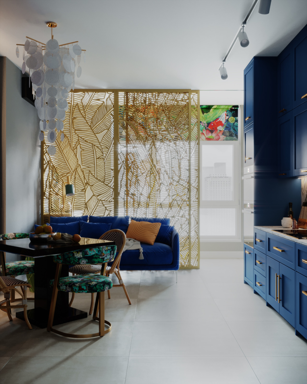 Дизайн интерьера квартиры в китайском стиле для инвалида-колясочника