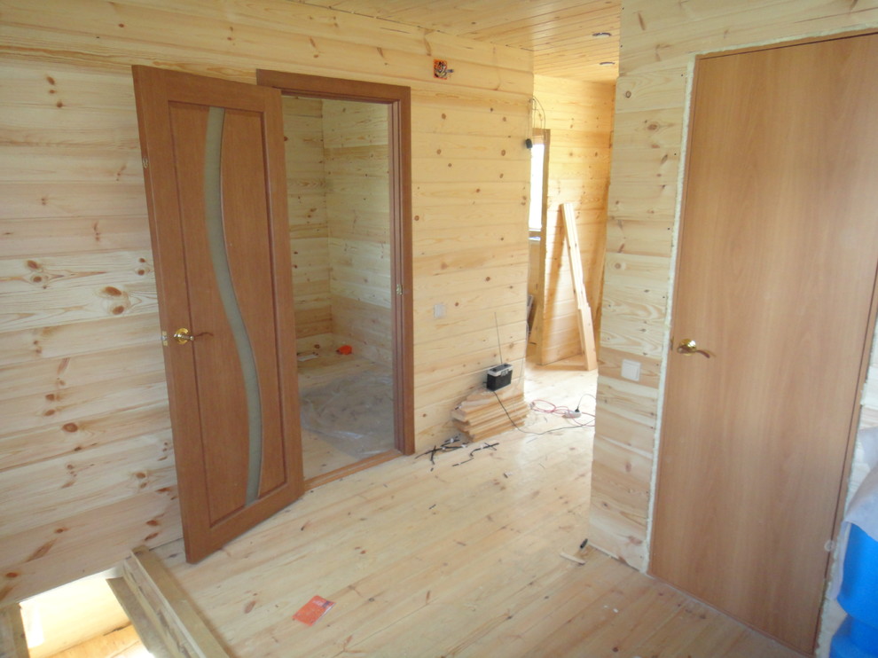 Отделка дома рядом с баней