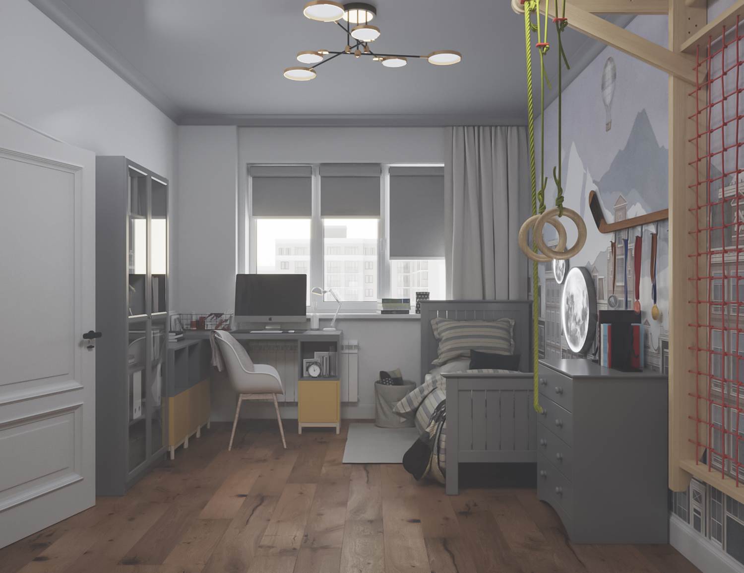 Концепция двухкомнатной квартиры