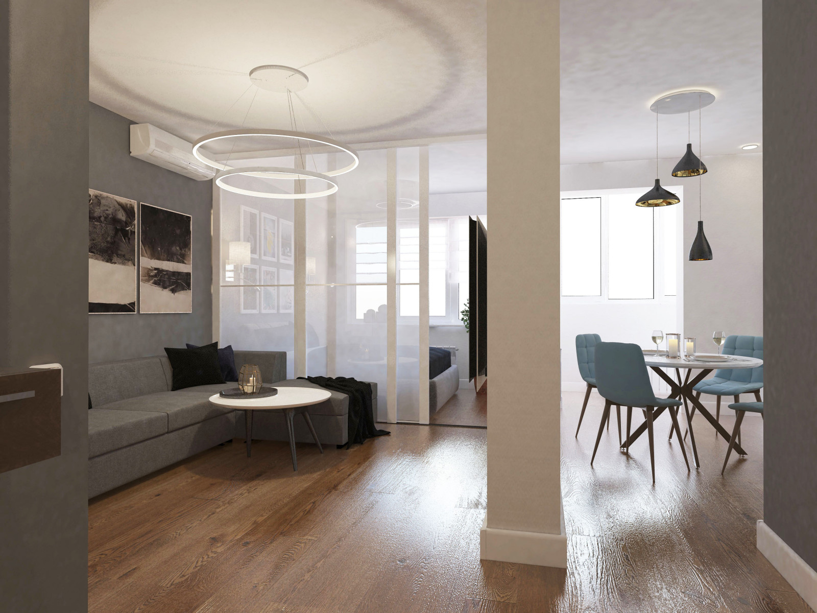 Обложка проекта: дизайн квартиры 39.4 кв.м ЖК Царицино г Саратов