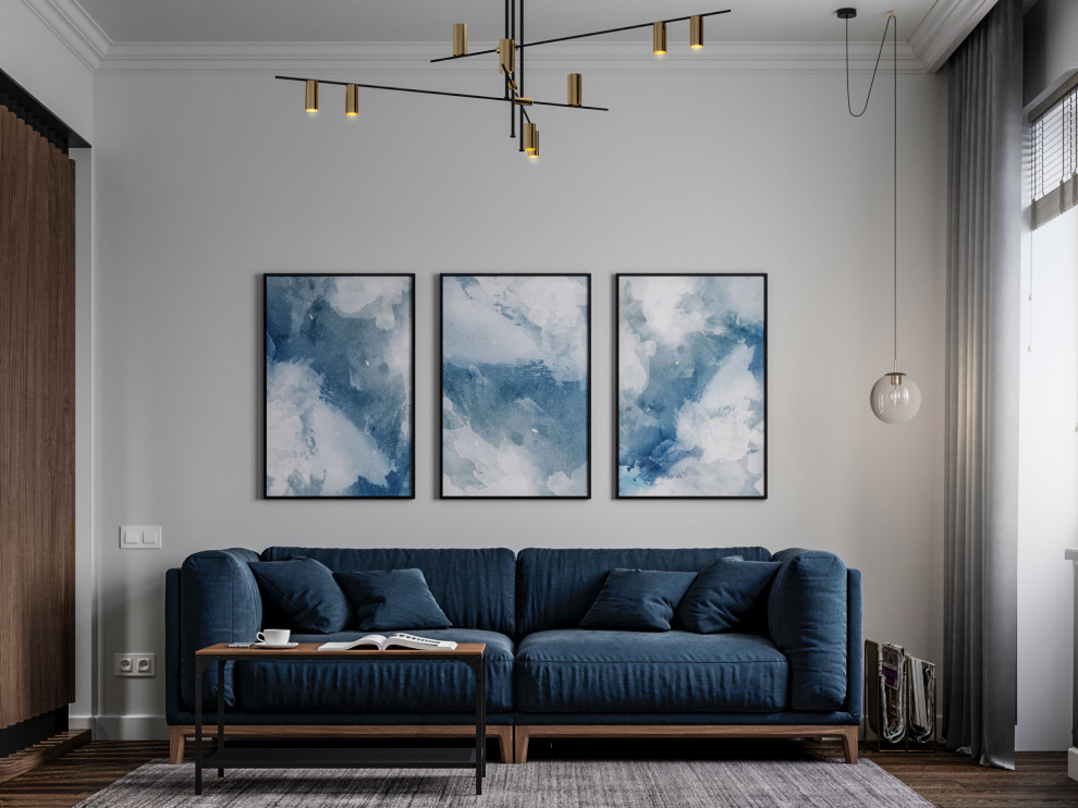 Обложка проекта: Квартира в Москве 32 м2