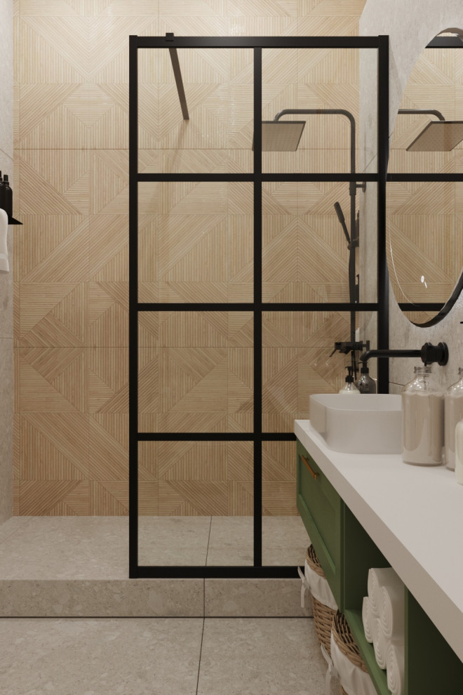 Яркий интерьер квартиры в стиле сканди