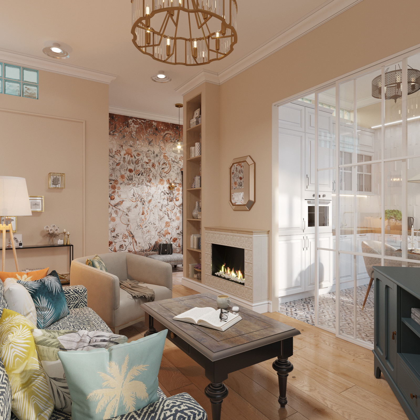 "Очарование старого фонда". Квартира в центре Петербурга