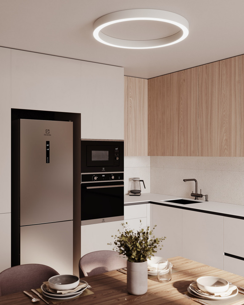 Кухня-гостиная из проекта ЖК Панова Парк