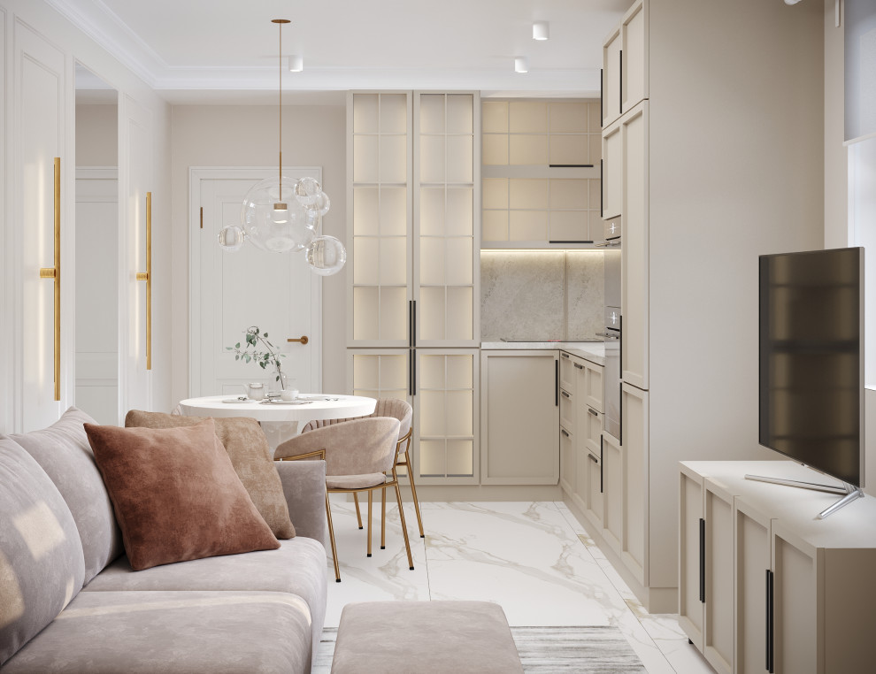 Обложка проекта: Квартира с элементами неоклассики