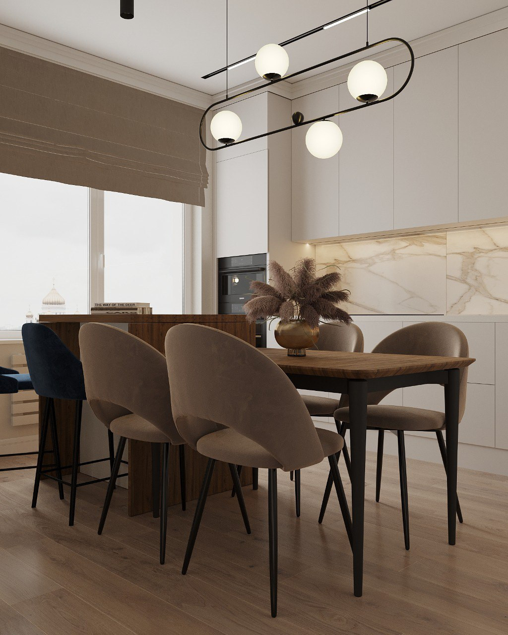 Дизайн 3-х комнатной квартиры в ЖК ГАЛАКТИКА PRO