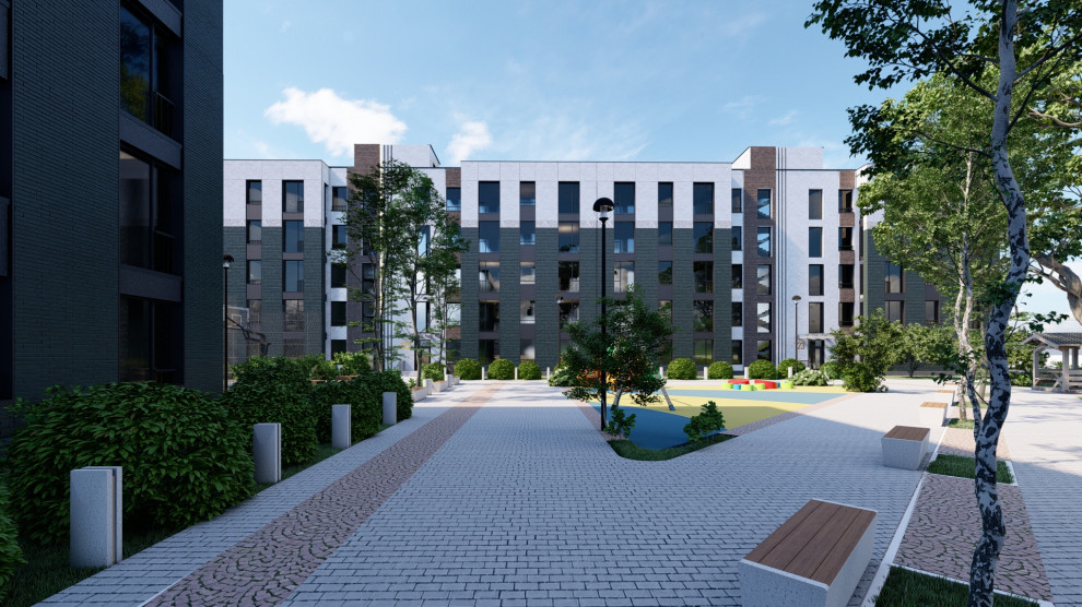 Многоэтажный жилой комплекс в г. Атырау