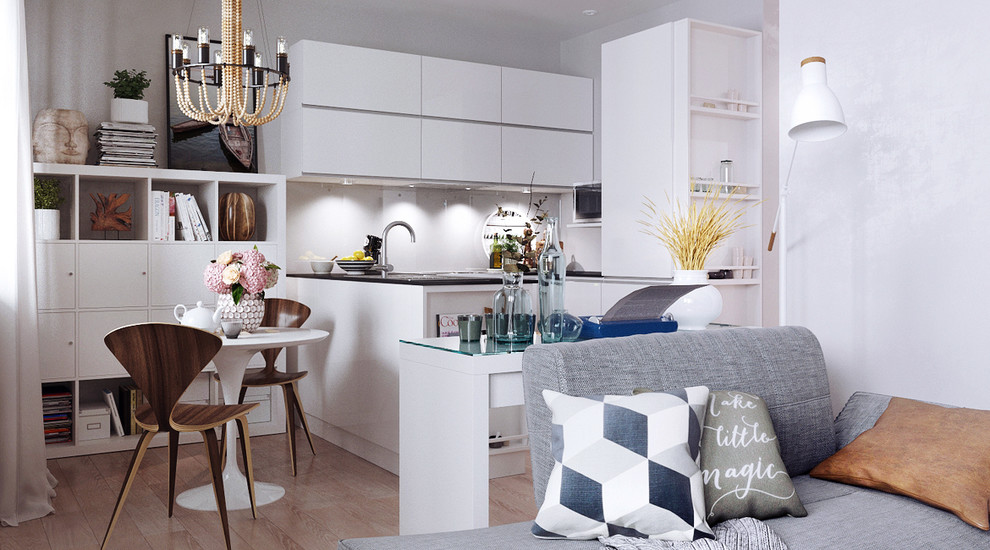 Дизайн интерьера двухкомнатной квартиры Рублевское шоссе