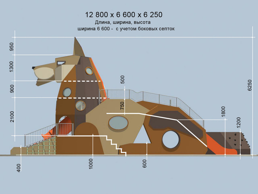 Детская игровая площадка «Мухтар»