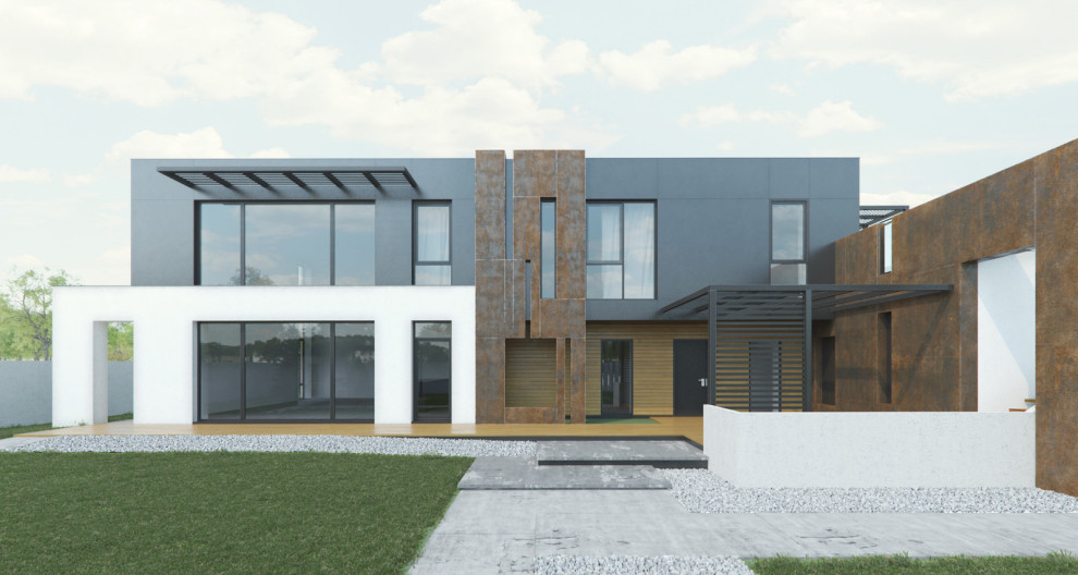 Индивидуальный жилой дом A612 в коттеджном поселке «Алые Паруса»