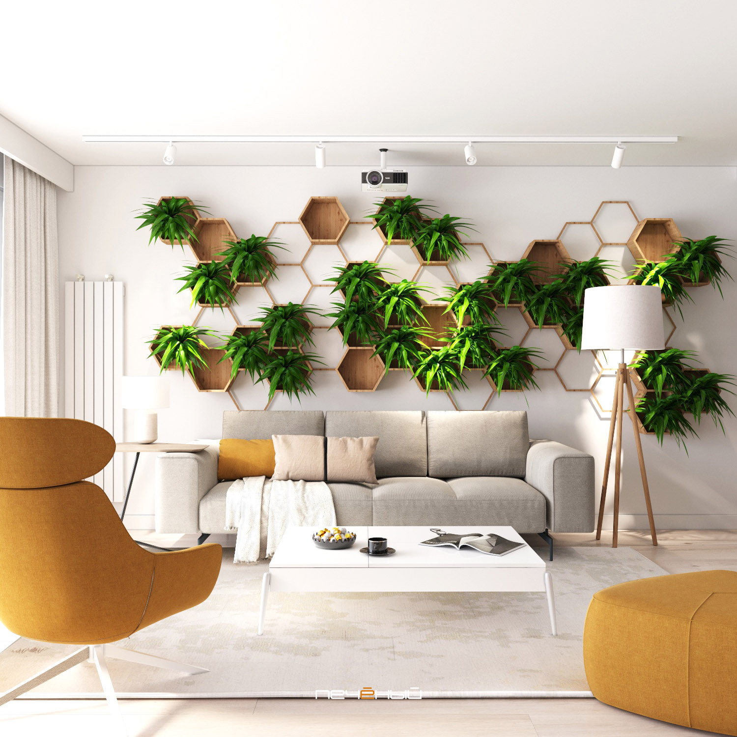 Квартира у Парижа с современным дизайном