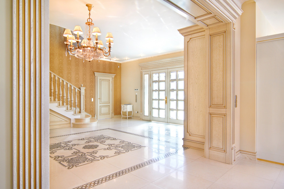 Элитные столярные изделия из дуба для дома в классическом стиле