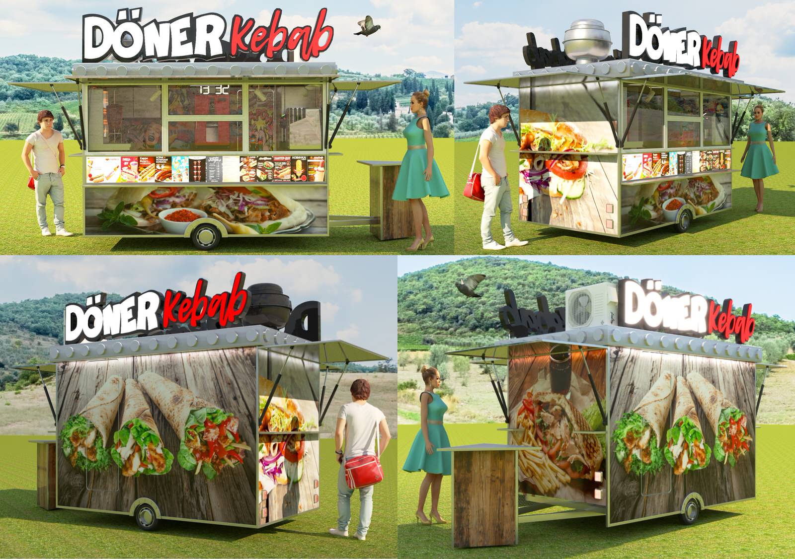 Doner Kebab внешний дизайн фудтрака
