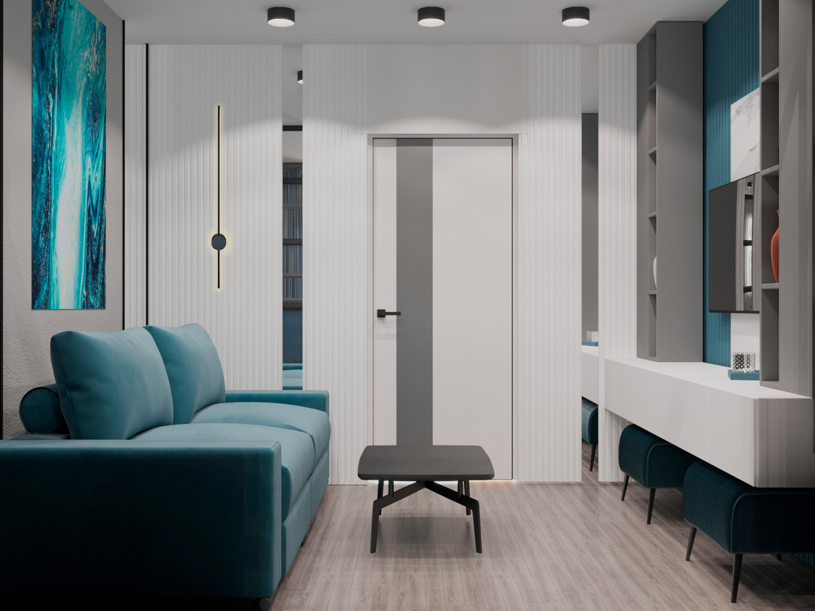 Квартира в современном стиле.