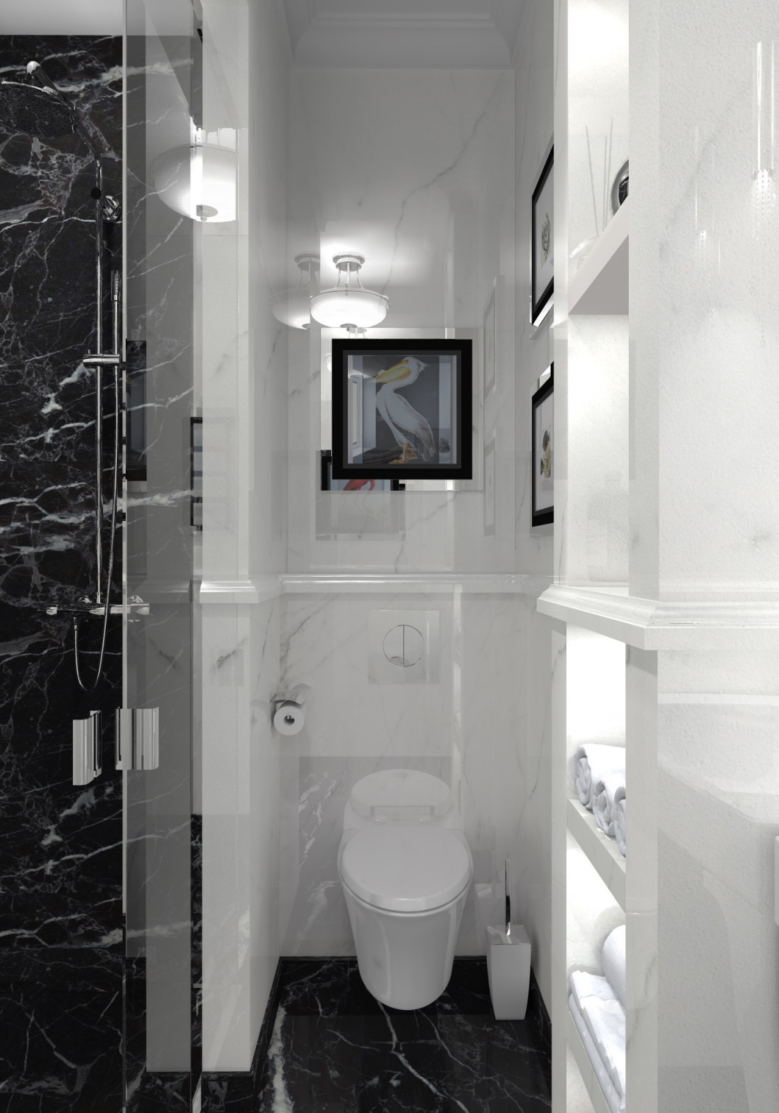 Квартира 100м2 Американская классика в ЖК Триколор