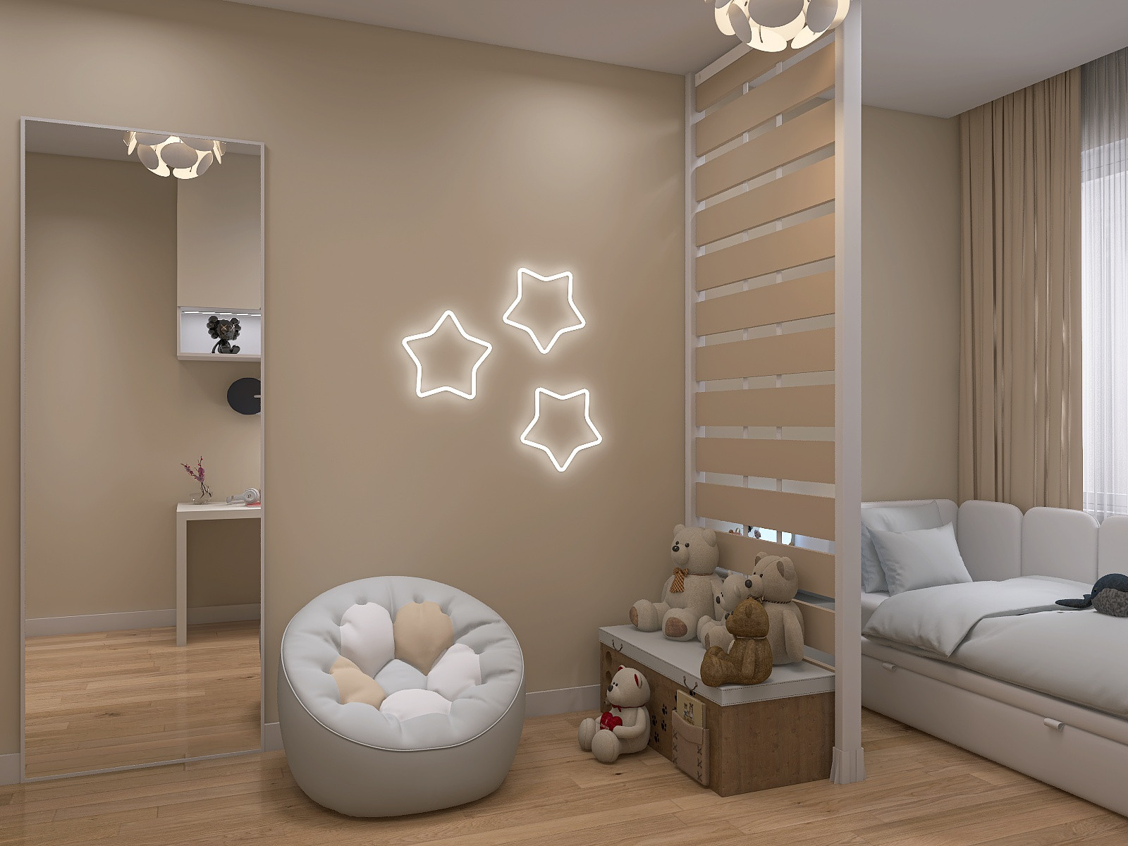 г. Санкт-Петербург. Частичный проект двух детских и спальни