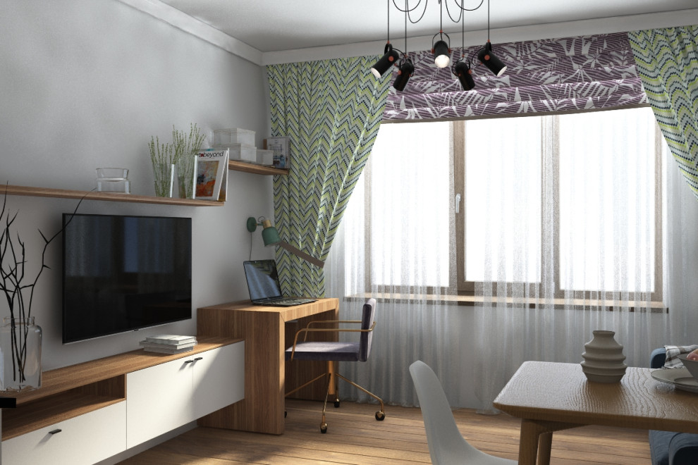 Обложка проекта: Крохотная квартира -студия