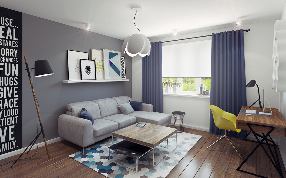 Интерьер квартиры-студии для молодого человека в г. Красногорск