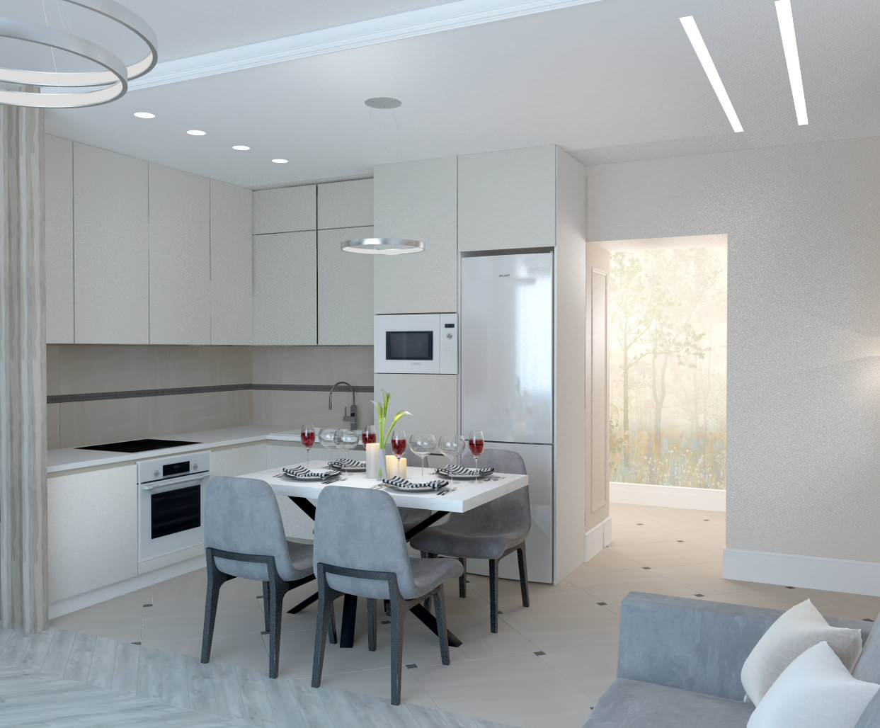 Интерьер ул. Власихинская -Визуализация