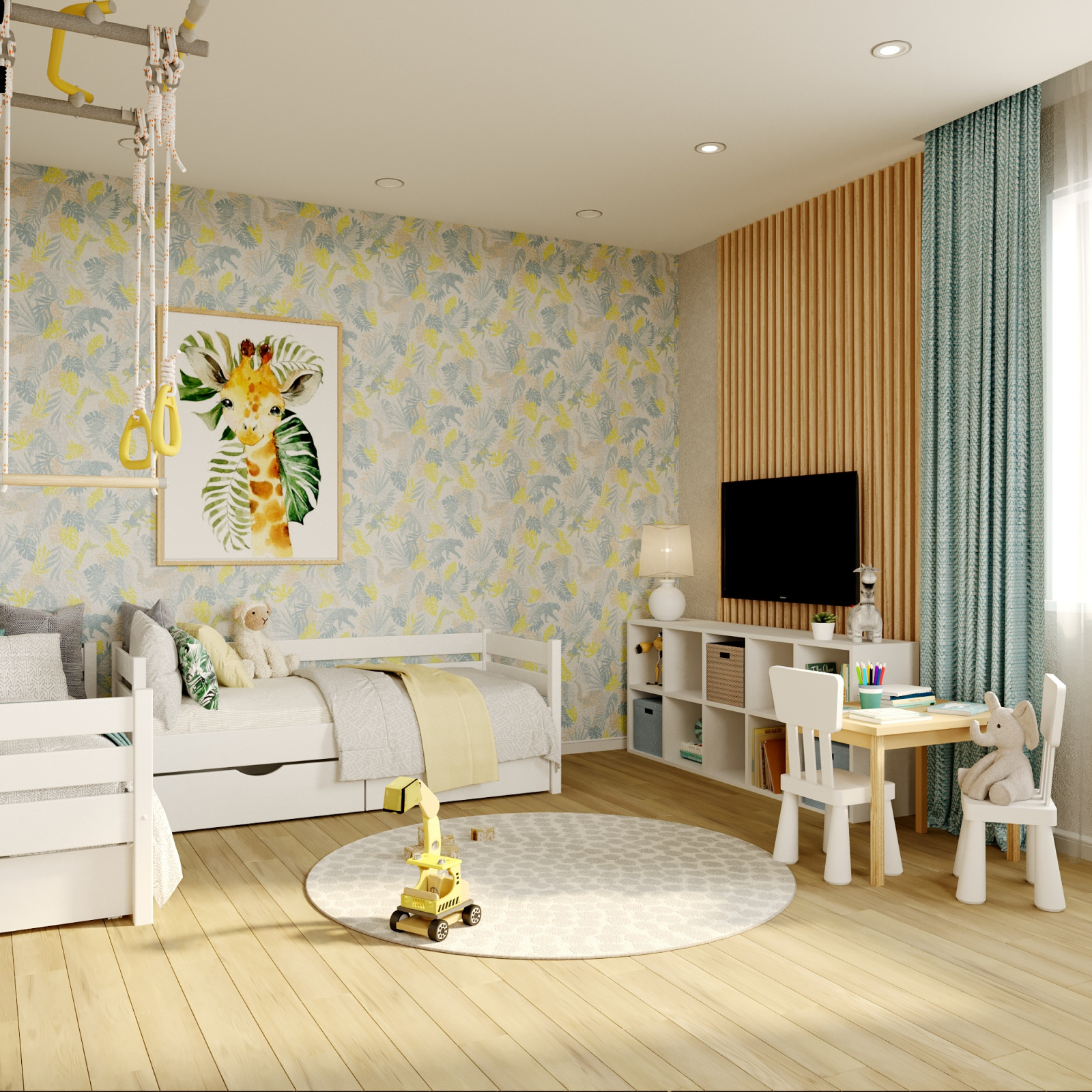 Детская для двух мальчиков 20 м2