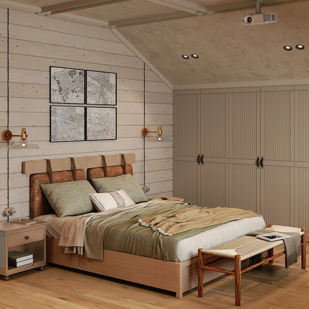 Загородный дом на озере, 230 м2