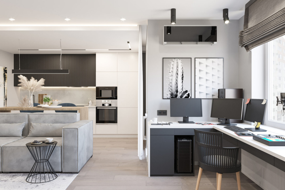 Проект двухкомнатной квартиры #urban_inspiration