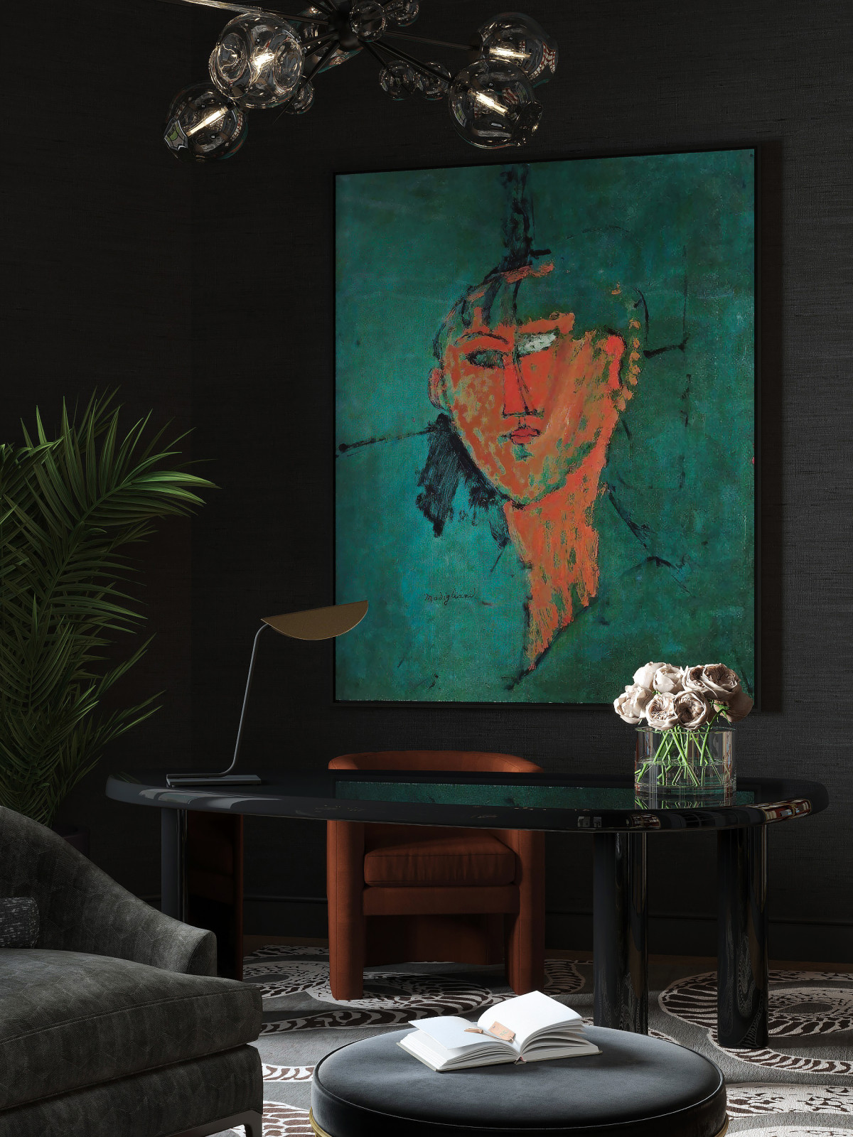 Обложка проекта: Черный кабинет в центре Москвы.