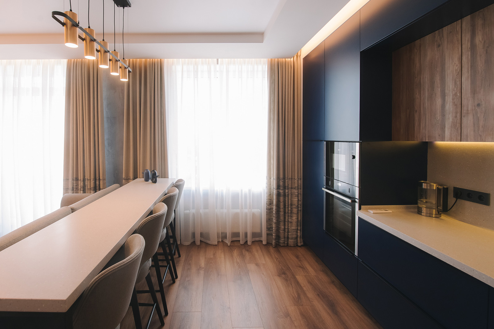 Фото дизайна интерьера готовой квартры