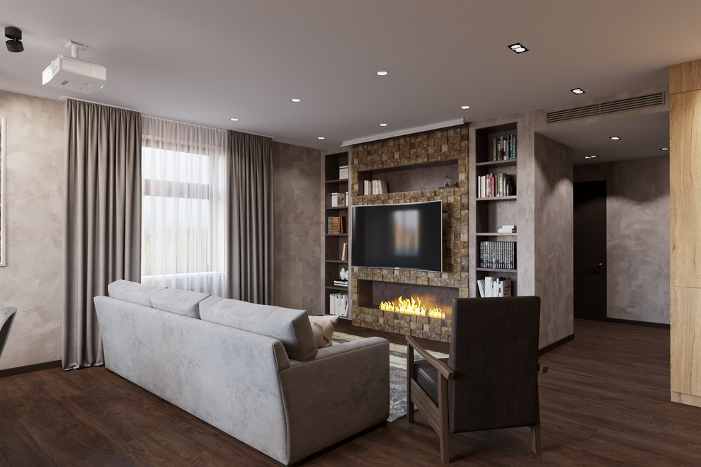 Квартира 140 кв.м. в современном стиле в ЖК Донской Олимп