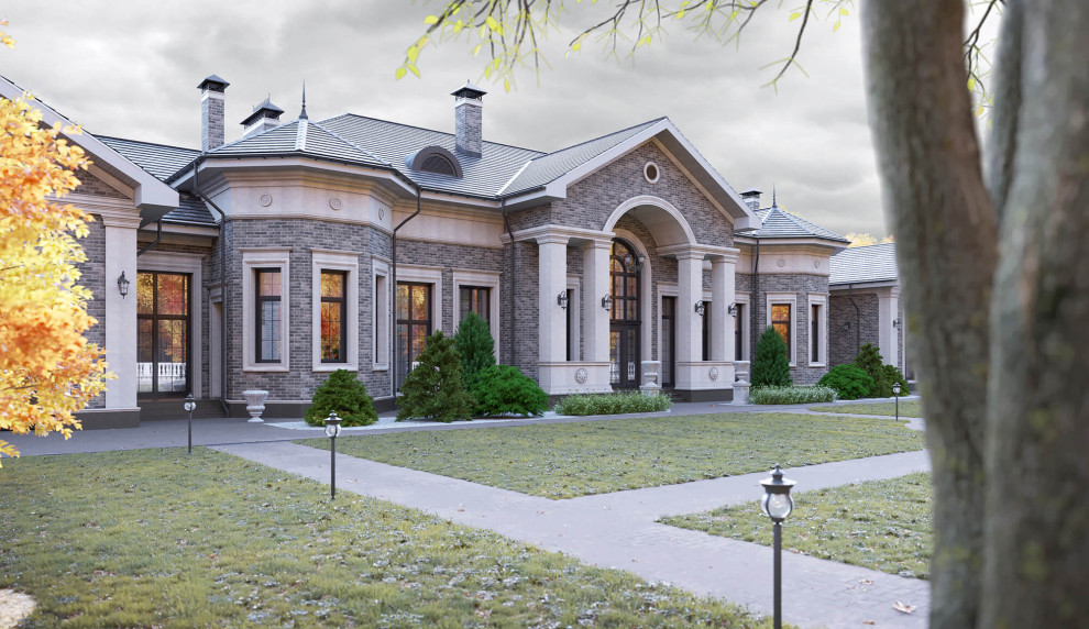 Архитектурный проект одноэтажного жилого дома площадью 400 кв.м.